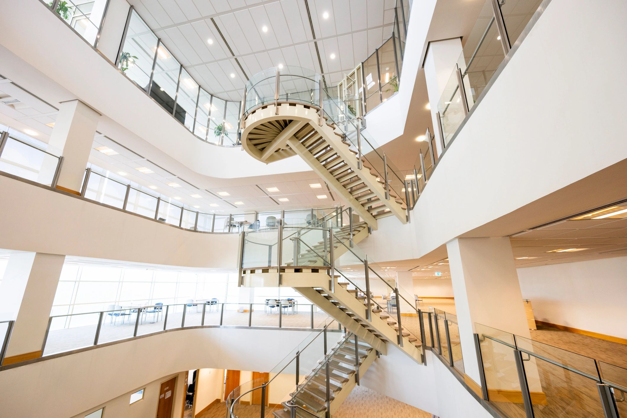 Modern office lobby representing office property management